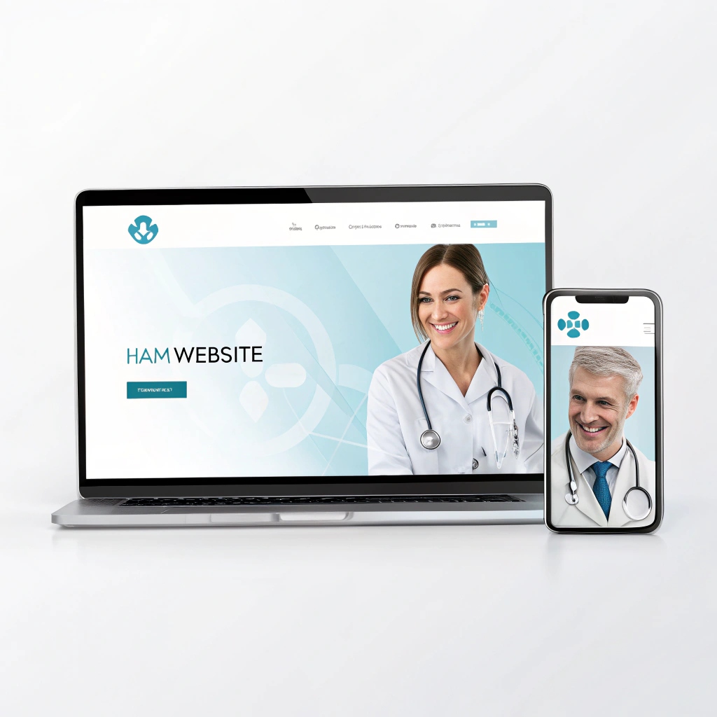 طراحی سایت اختصاصی برای پزشکان و کلینیک‌ها با دکتر وب HAMWebsite