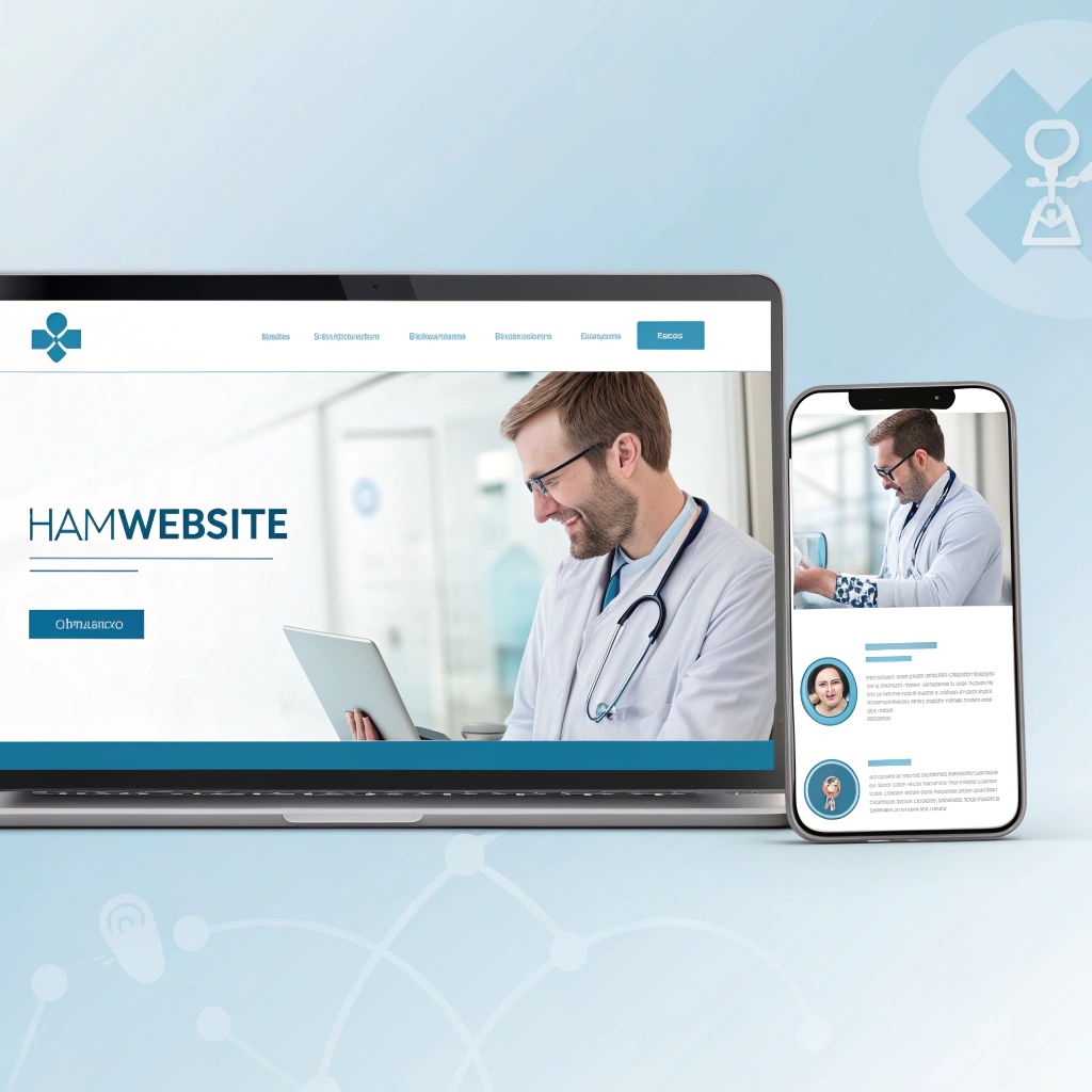طراحی سایت اختصاصی برای پزشکان و کلینیک‌ها با دکتر وب HAMWebsite