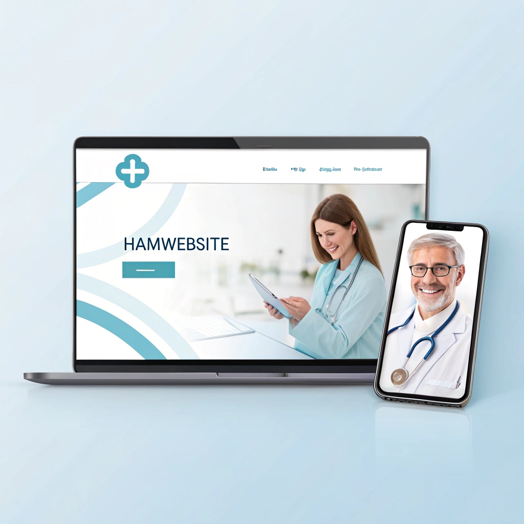 طراحی سایت اختصاصی برای پزشکان و کلینیک‌ها با دکتر وب HAMWebsite